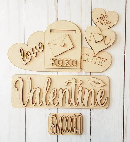 Interchangeable Valentine's Day | Love | Interchangeable Truck Add-On | DIY CUTOUT KIT 