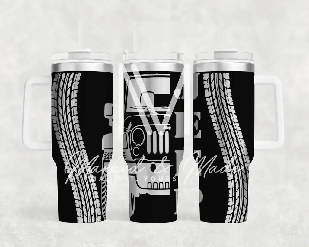JEEP Wrangler Quencher Tumbler (30oz, 40oz, + Stanleys)