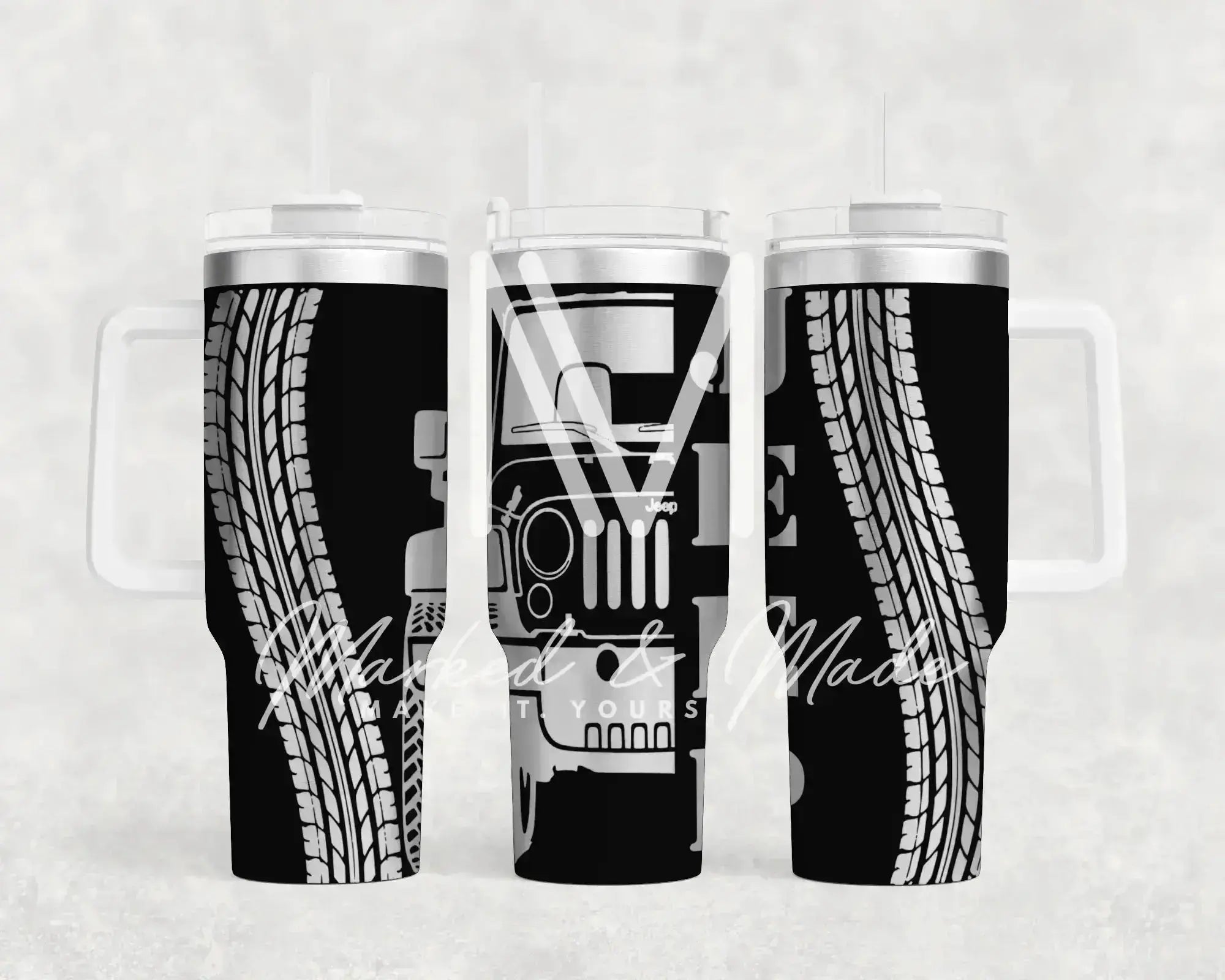 JEEP Wrangler Quencher Tumbler (30oz, 40oz, + Stanleys)