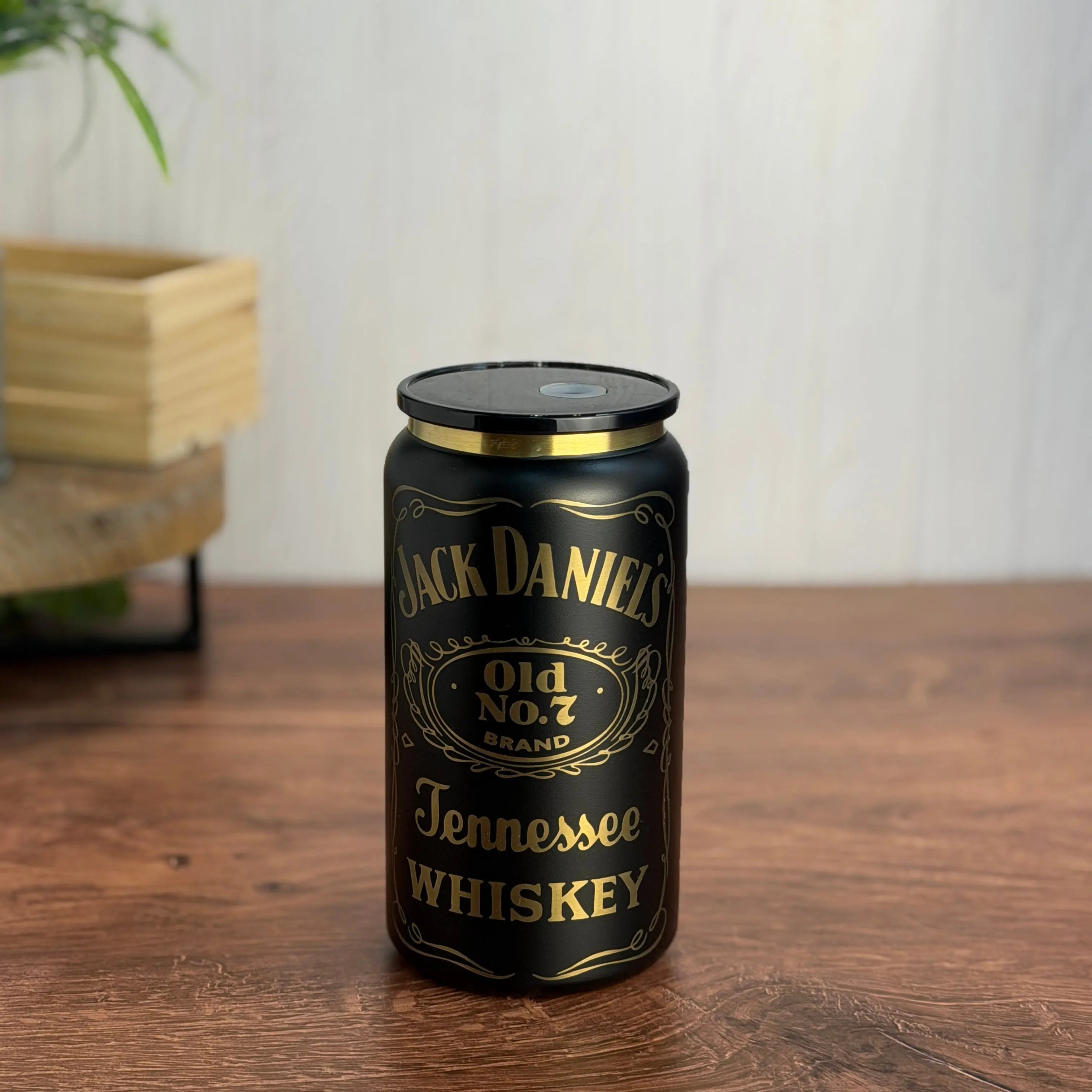 Jack Daniels Tumbler Black to Gold 16oz tumbler 