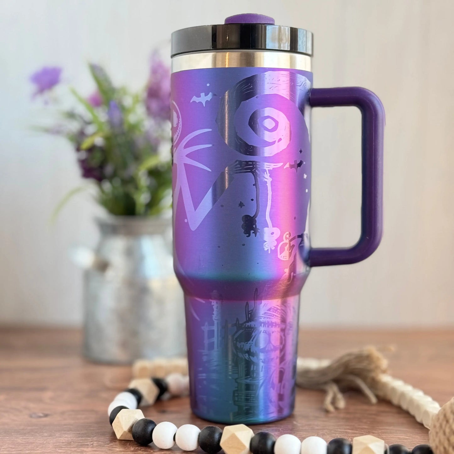 Jack & Sally Aurora 40oz Tumbler 