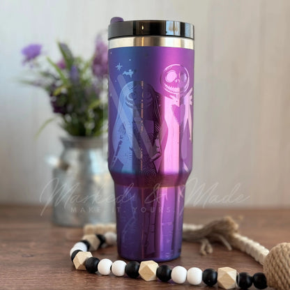 Jack & Sally Aurora 40oz Tumbler 