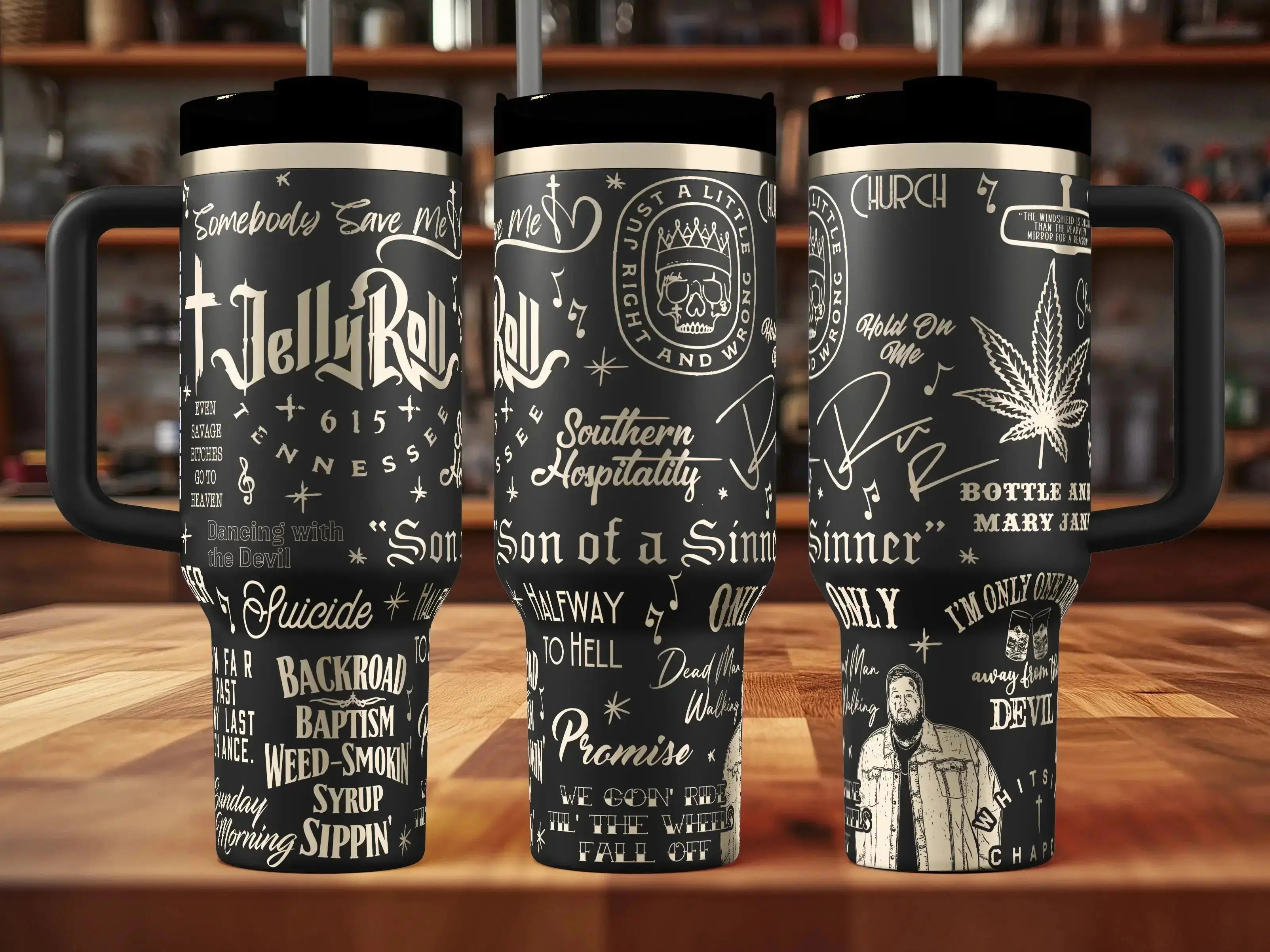 Jelly Roll Quencher Tumbler (30oz, 40oz, + Stanleys)