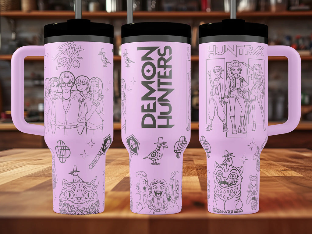 K-POP Demon Hunters Tumbler (v3) | 40oz, 30oz, Stanleys, 20oz, 16oz, 14oz, 10oz 