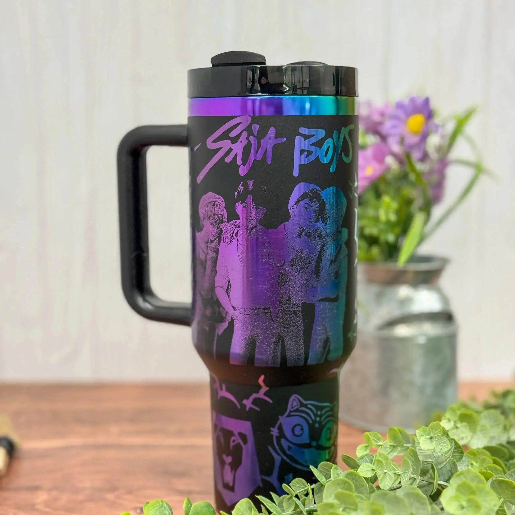 K Pop Demon Hunters Tumbler Huntrix x Saja Boys | 40oz