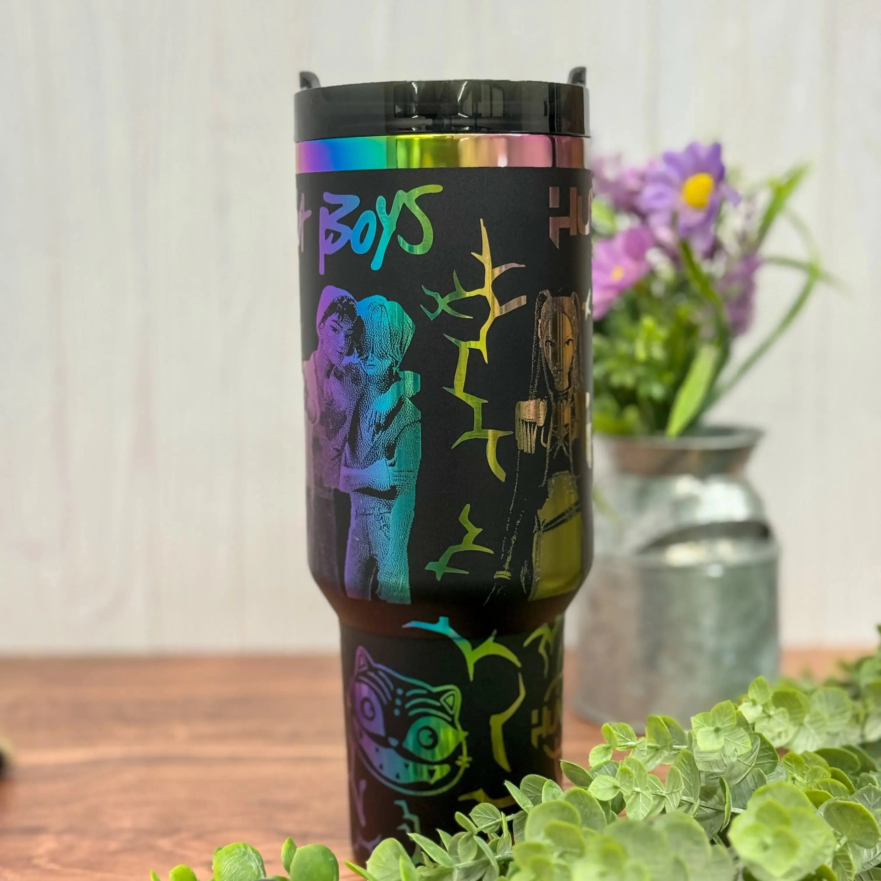 K Pop Demon Hunters Tumbler Wrap Digital Design| Huntrix SVG | Saja Boys SVG | 30 + 40 oz Digital Design | Digital Download | Laser File