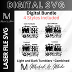 K Pop Demon Hunters Tumbler Wrap Digital Design| Huntrix SVG | Saja Boys SVG | 30 + 40 oz Digital Design | Digital Download | Laser File 