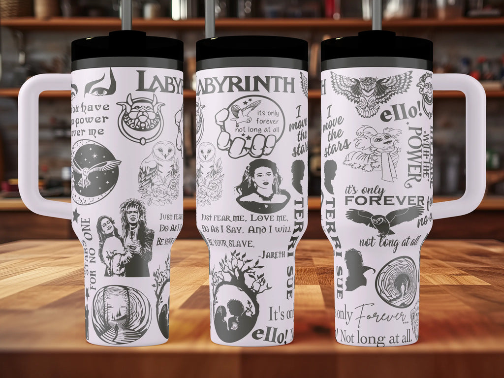 Labrynth Tumbler | 40oz, 30oz, Stanleys, 20oz, 16oz, 14oz, 10oz 