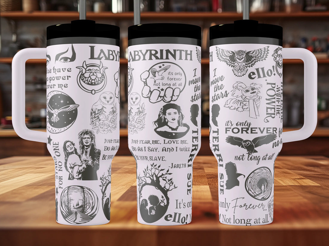 Labrynth Tumbler | 40oz, 30oz, Stanleys, 20oz, 16oz, 14oz, 10oz 