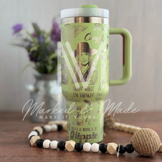 Lainey Wilson 40oz Watermelon Tumbler 