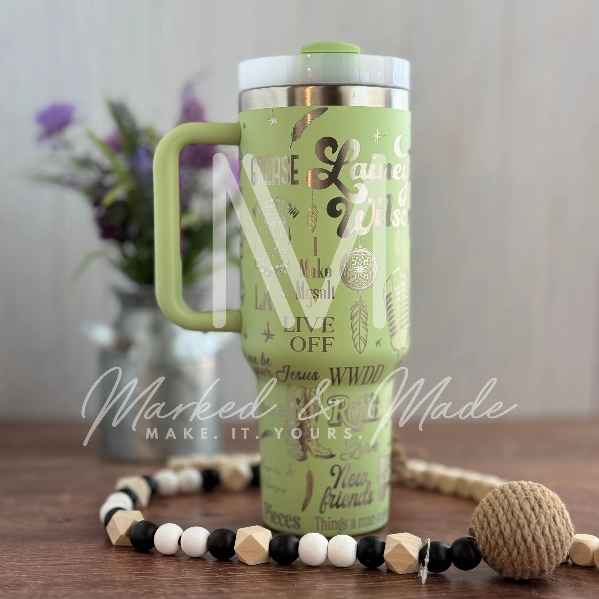 Lainey Wilson 40oz Watermelon Tumbler 