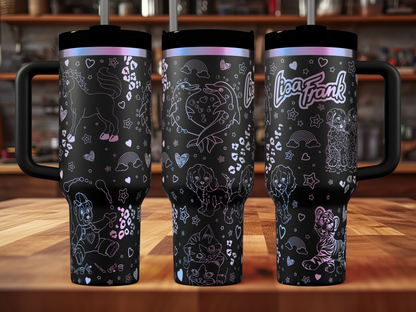 Lisa Frank Engraved Tumbler (30oz, 40oz, + Stanleys)