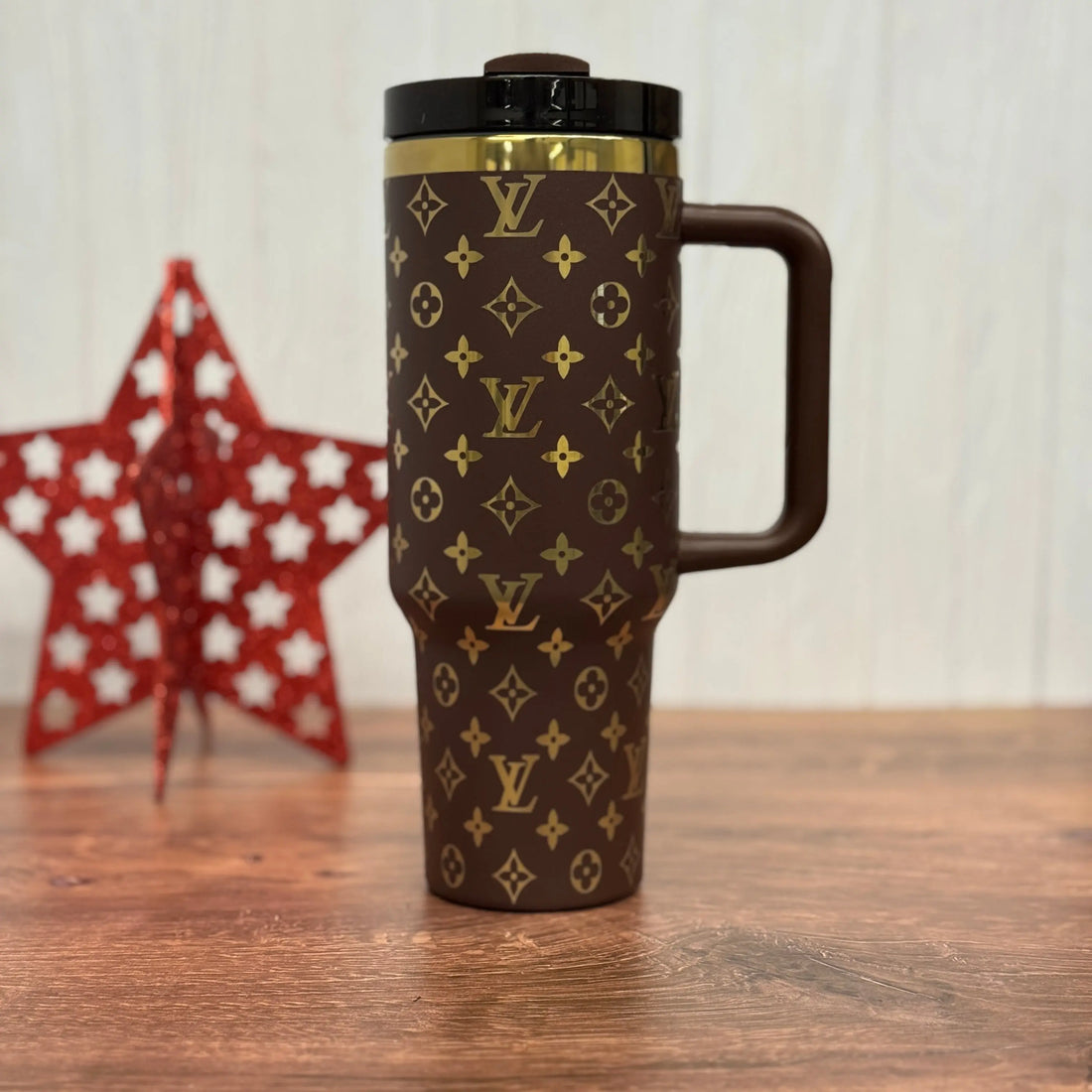 Louis Vuitton Tumbler Chocolate to Gold 40 oz 
