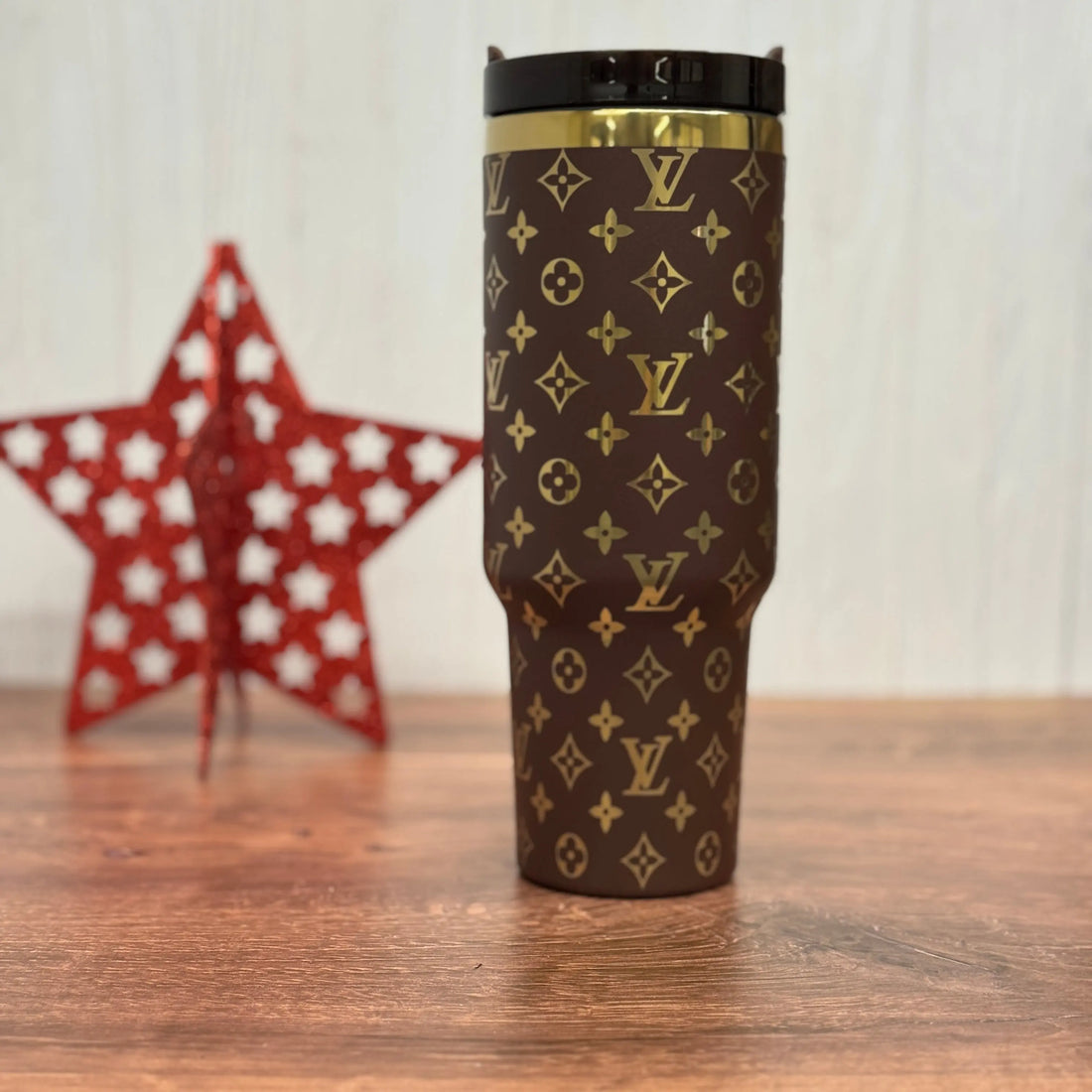 Louis Vuitton Tumbler Chocolate to Gold 40 oz 