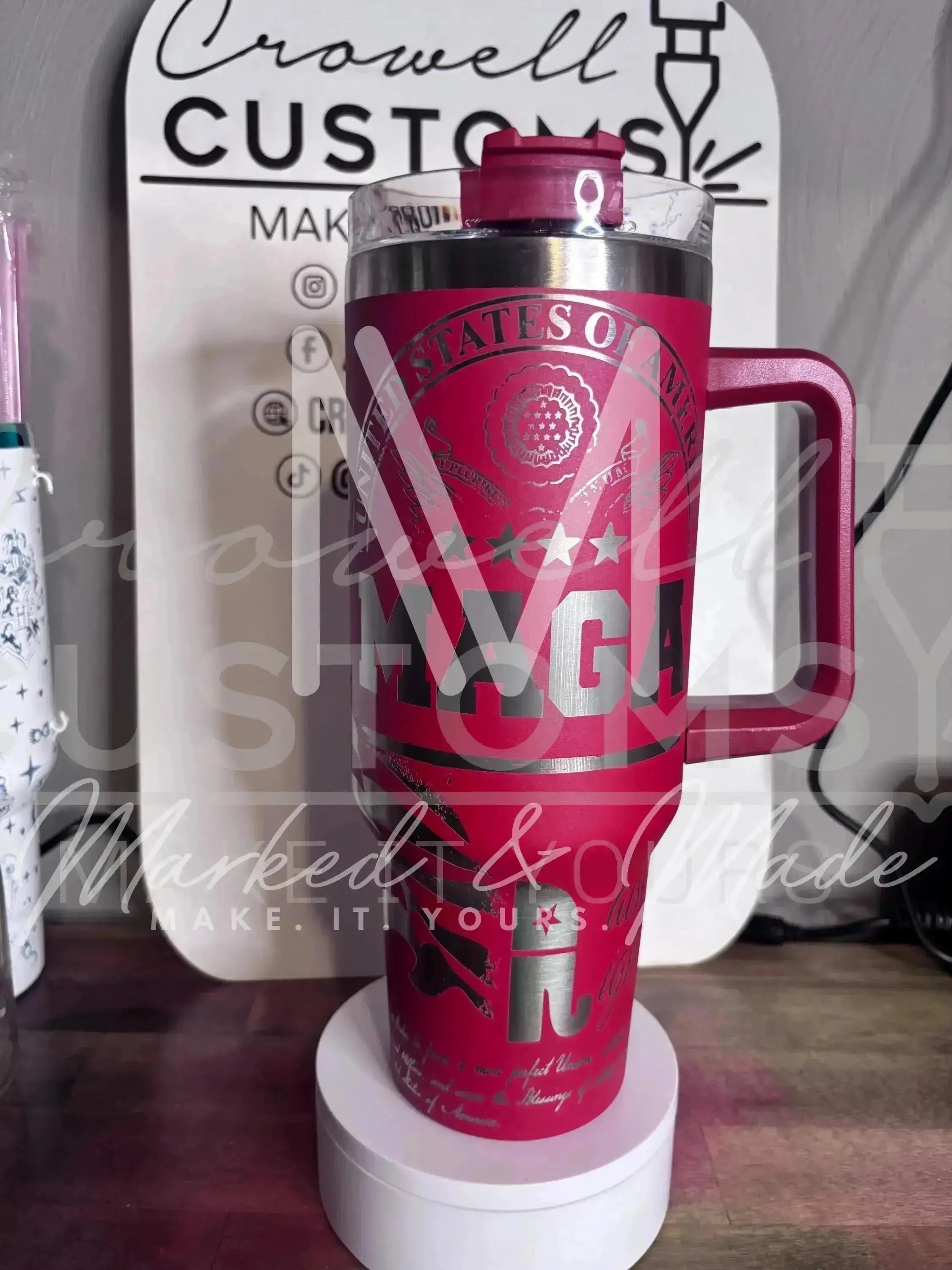 MAGA Trump Republican Political Quencher Tumbler (30oz, 40oz, + Stanleys) (V1) 