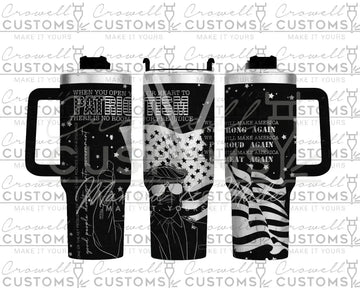 MAGA Trump Republican Political Quencher Tumbler (30oz, 40oz, + Stanleys) (V2) 
