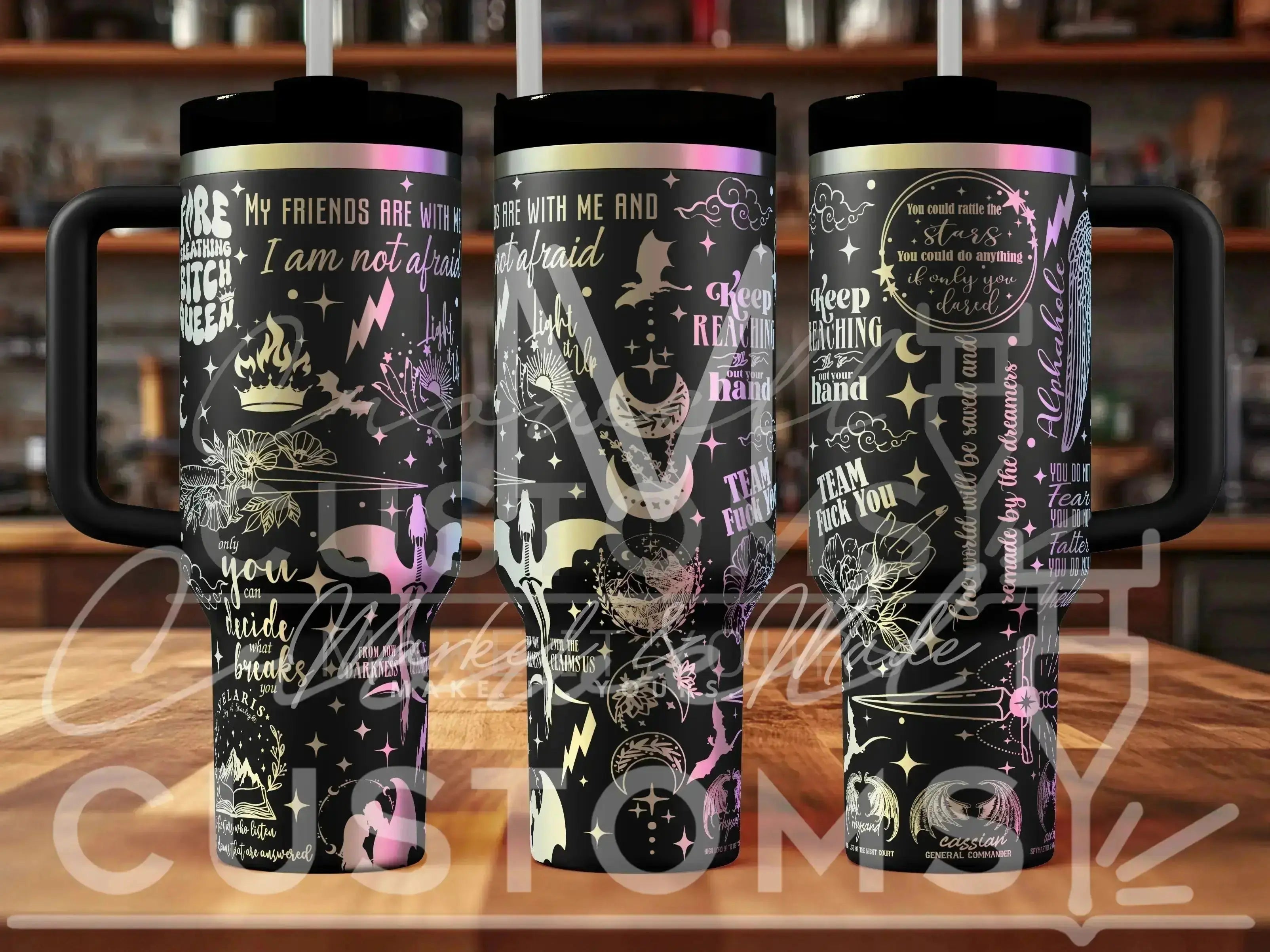 MaasVerse (Sarah J Maas Books)  Quencher Tumbler (30oz, 40oz, + Stanleys) 