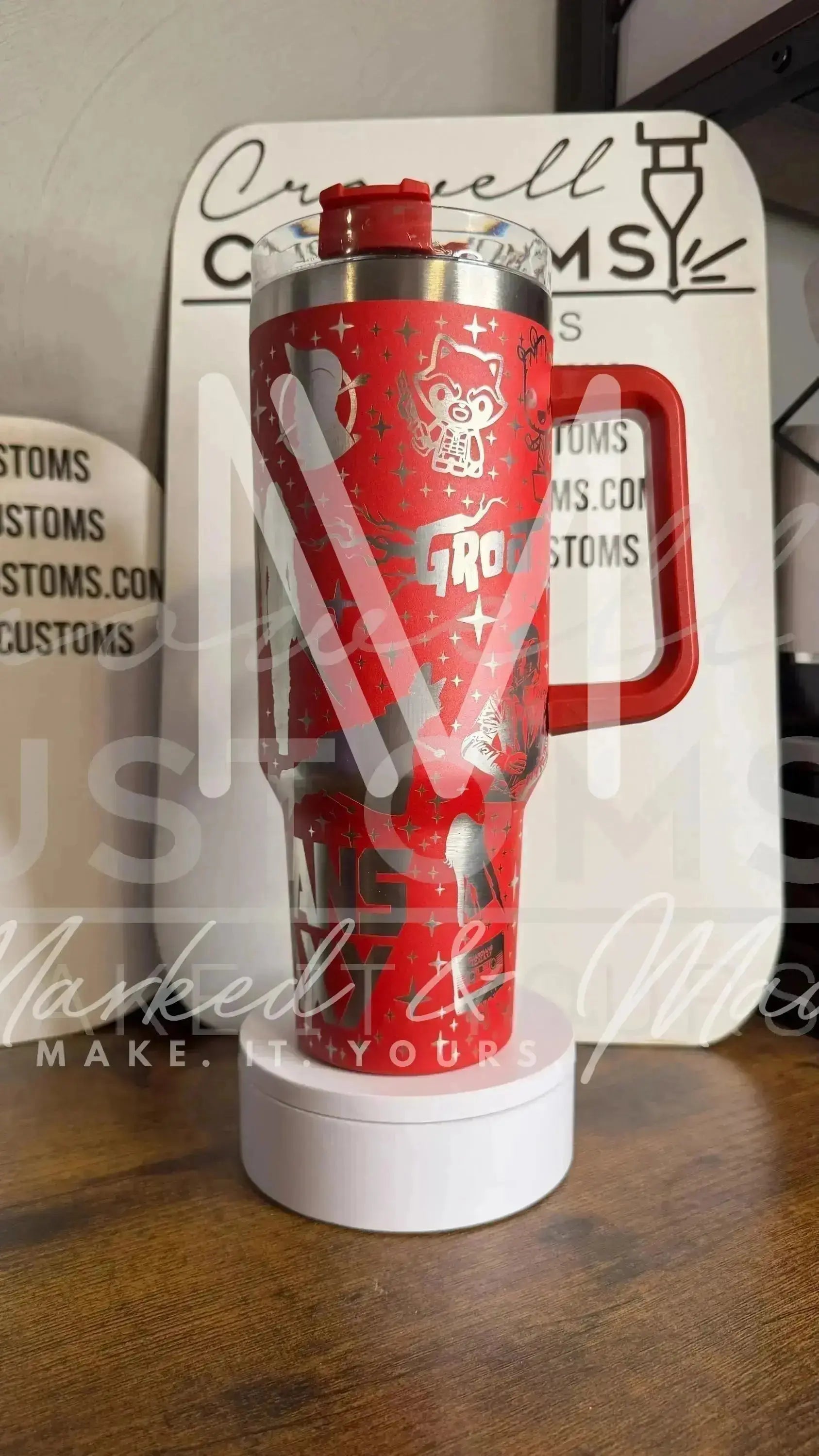Marvel Guardians of the Galaxy Quencher Tumbler (30oz, 40oz, + Stanleys)