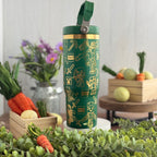 Minecraft Engraved Green to Gold Plated 30 oz Ice Flow Dupe Tumbler 