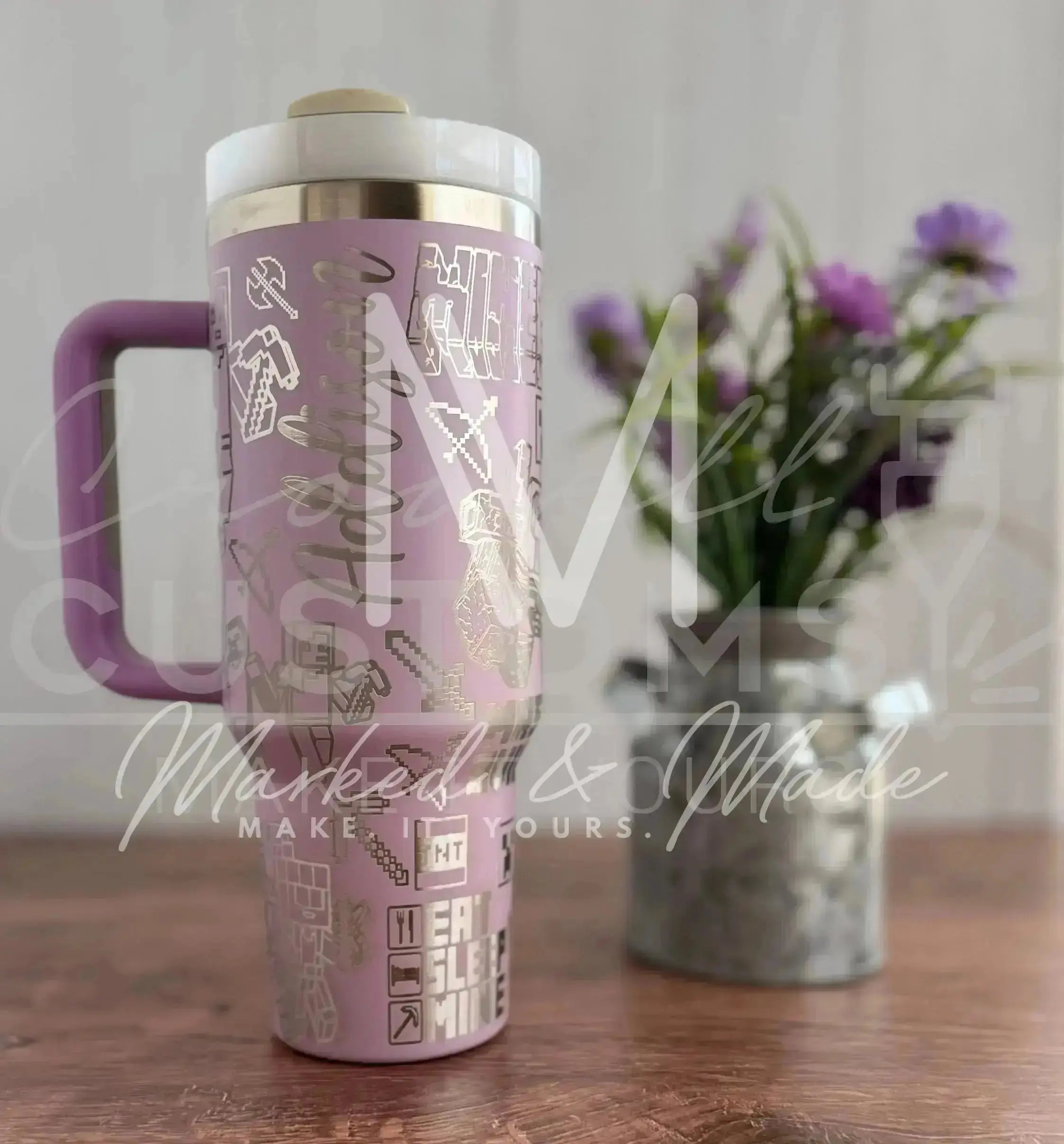 Minecraft! Master Builder  Quencher Tumbler (30oz, 40oz, + Stanleys)