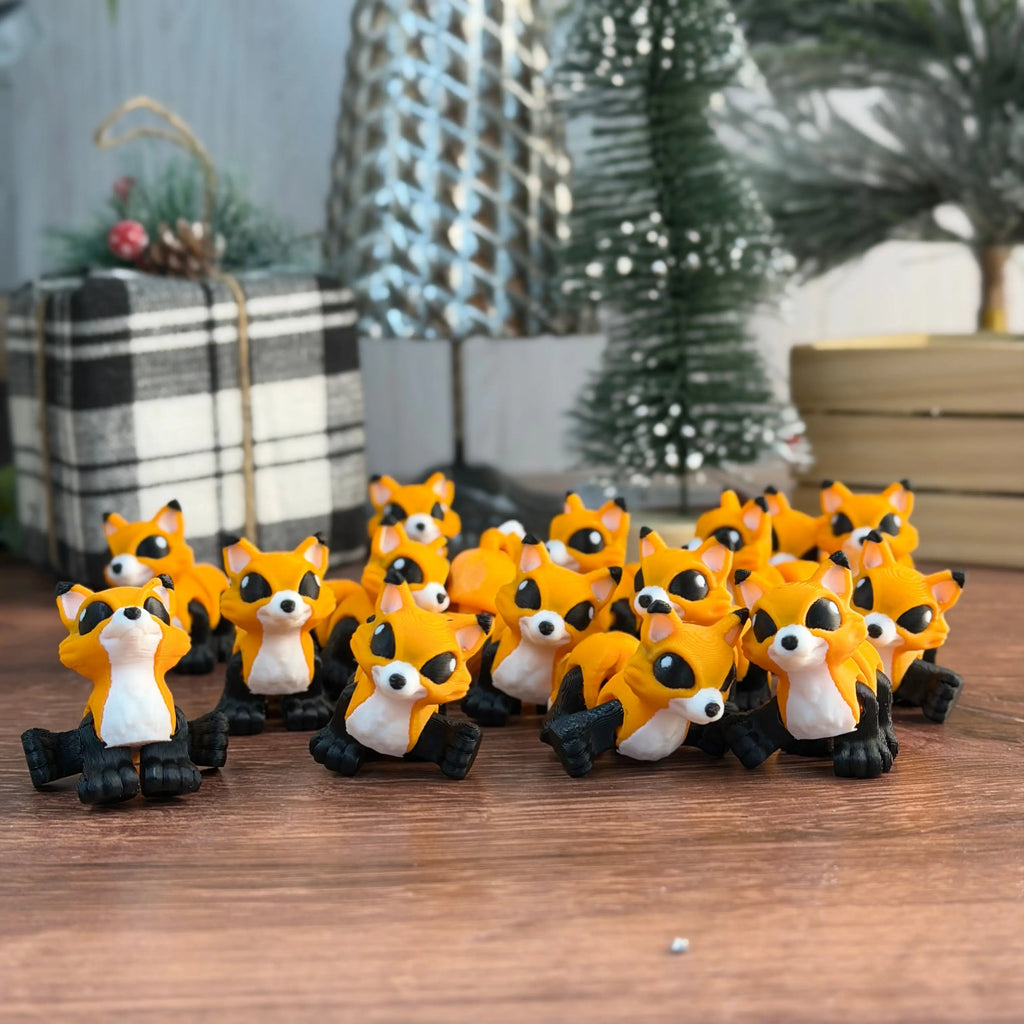 Mini Fox – 3D Printed Articulated Toy 