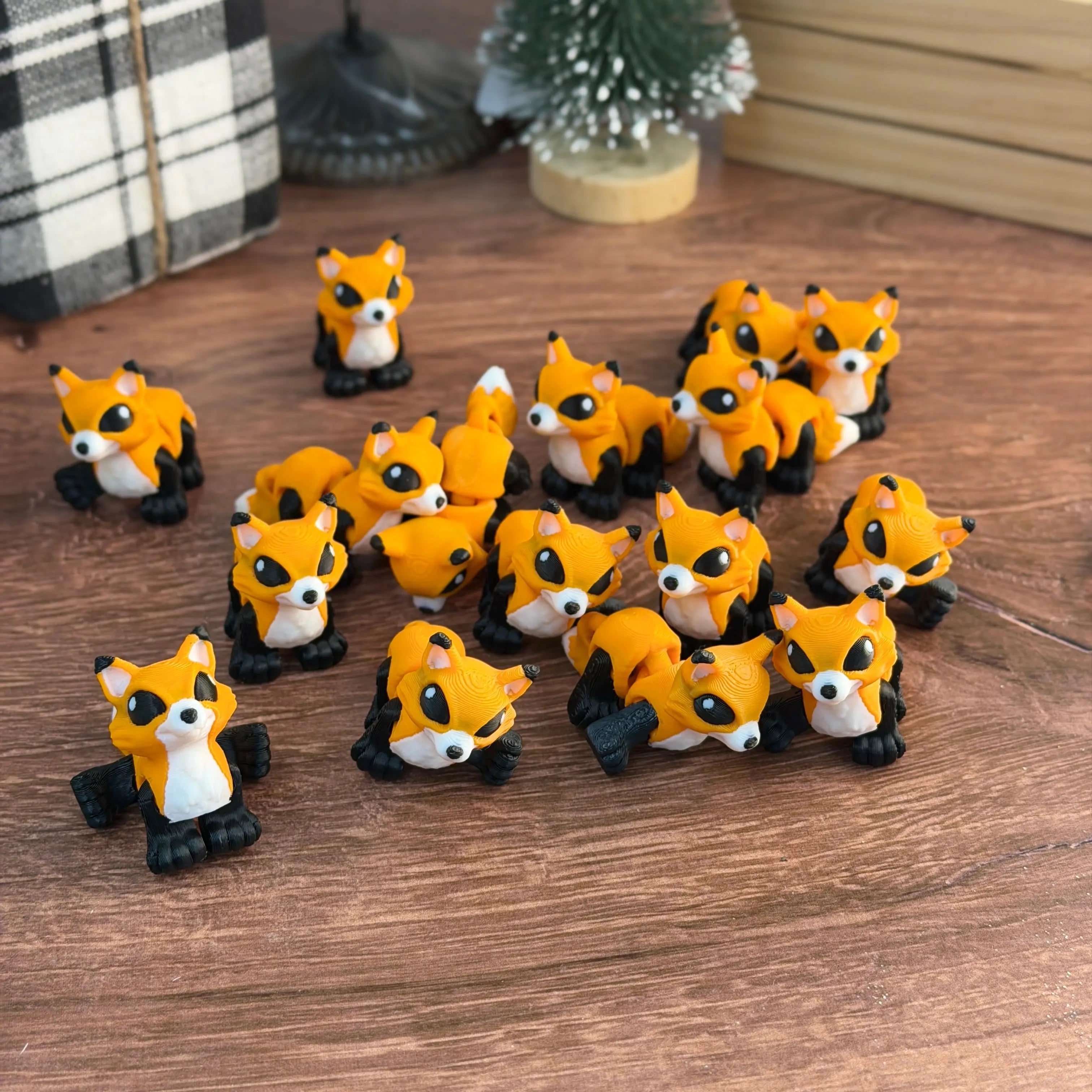Mini Fox – 3D Printed Articulated Toy 