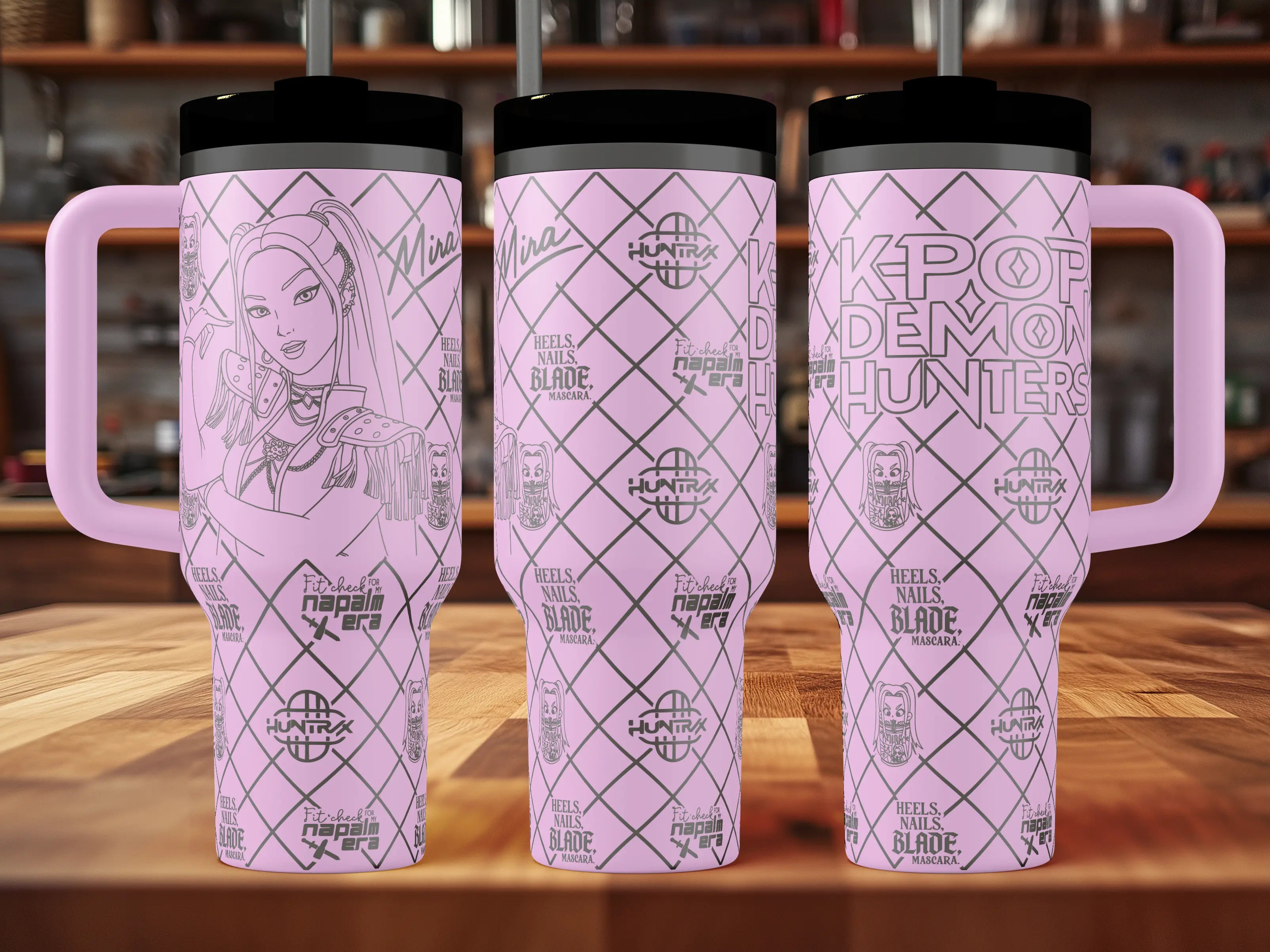 Mira (K-Pop Demon Hunters) Tumbler | 40oz, 30oz, Stanleys, 20oz, 16oz, 14oz, 10oz 