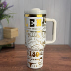 Morgan Wallen Tumbler White to Gold 40oz 