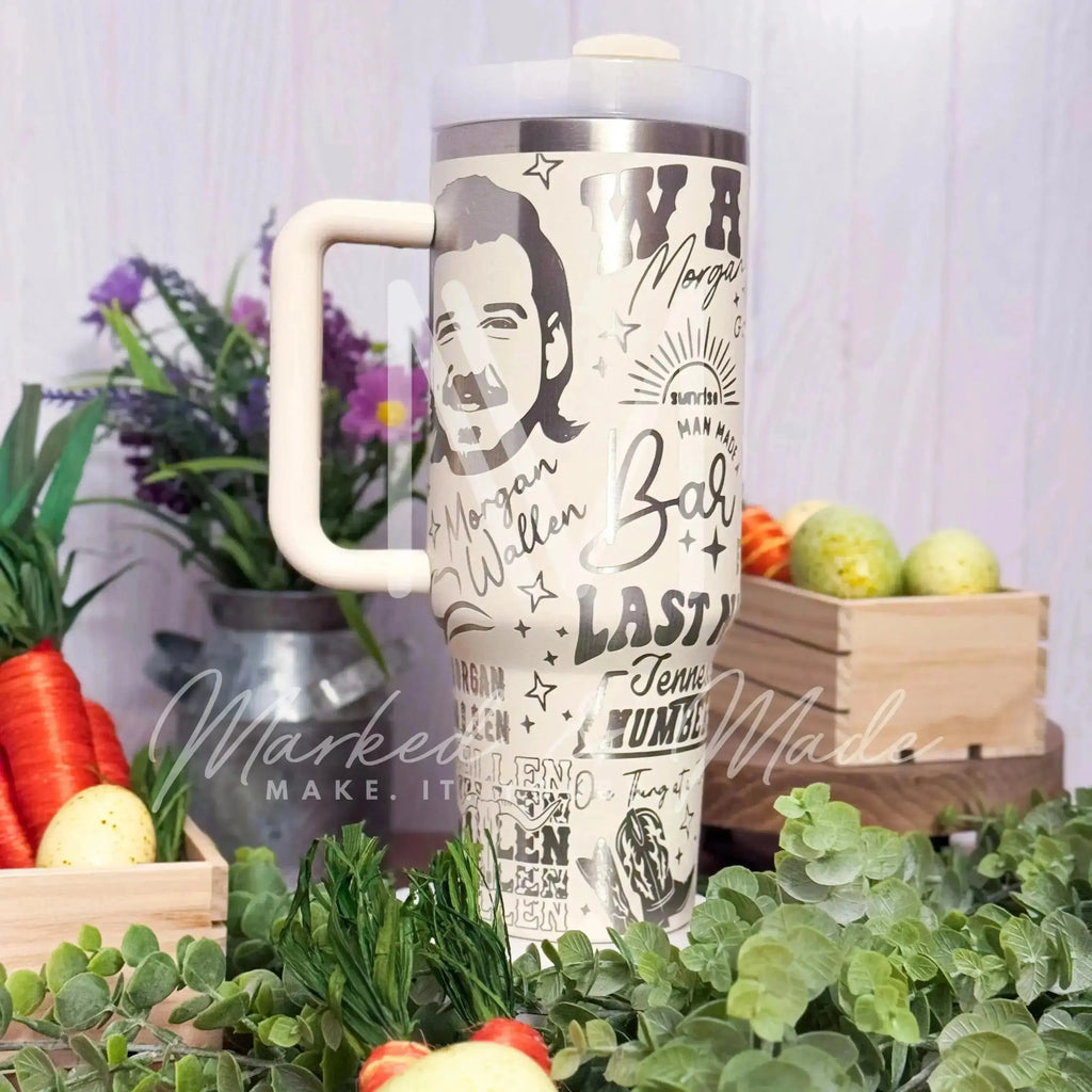 Morgan Wallen! Quencher Tumbler (30oz, 40oz, + Stanleys)