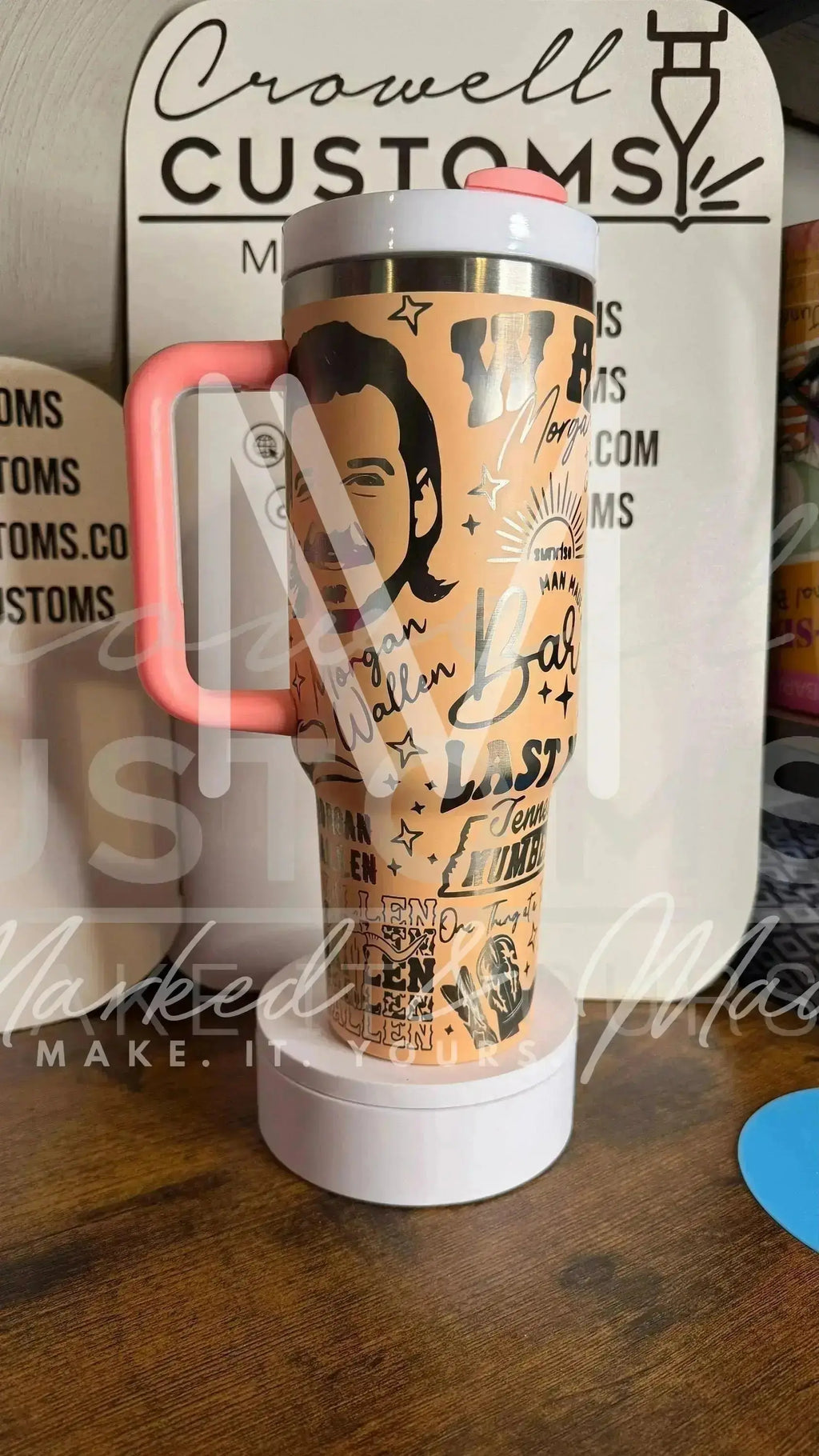 Morgan Wallen! Quencher Tumbler (30oz, 40oz, + Stanleys)