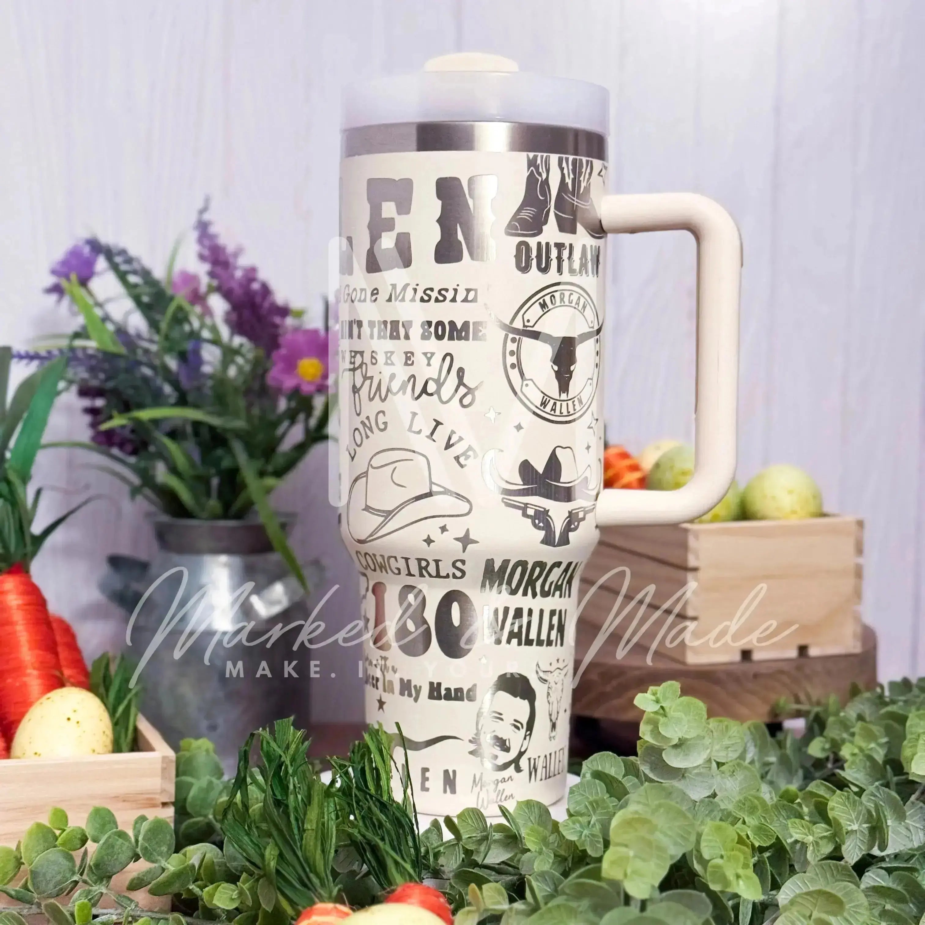 Morgan Wallen! Quencher Tumbler (30oz, 40oz, + Stanleys)