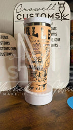 Morgan Wallen! Quencher Tumbler (30oz, 40oz, + Stanleys)