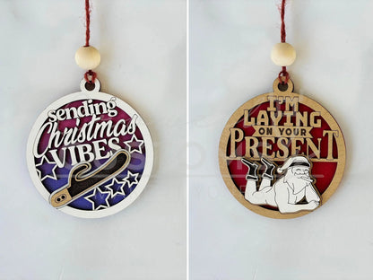 Naughty Cristmas Ornaments 