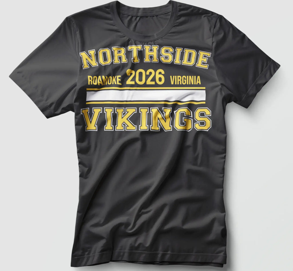Northside Vikings Tee / Hoodie with Custom Year – Roanoke, VA School Spirit Apparel