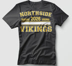 Northside Vikings Tee / Hoodie with Custom Year – Roanoke, VA School Spirit Apparel