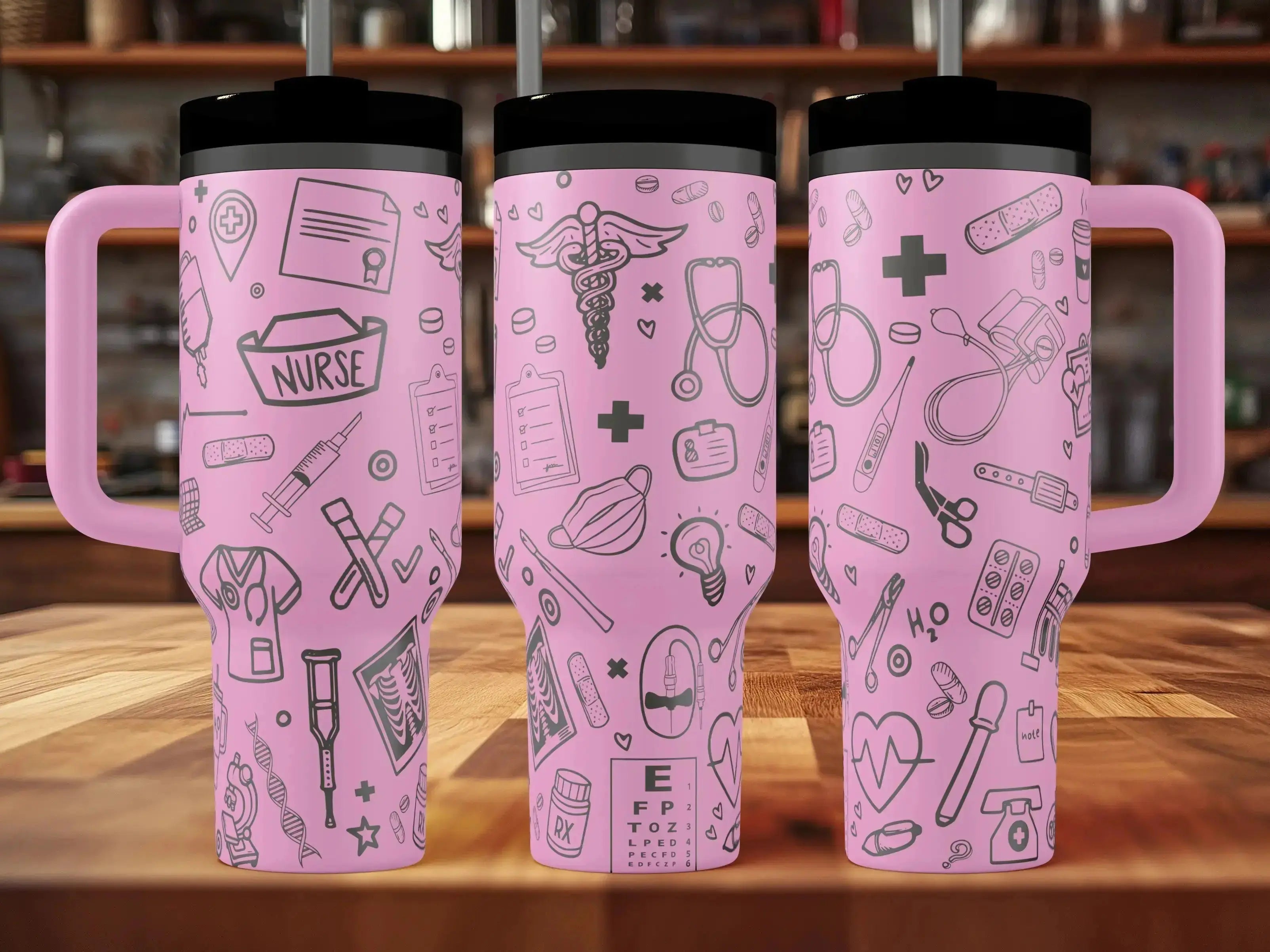Nurse | RN | Medical Engraved Tumbler (30oz, 40oz, + Stanleys)