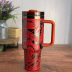 Off-Road Jeep Tumbler Red to Black 40 oz tumbler 