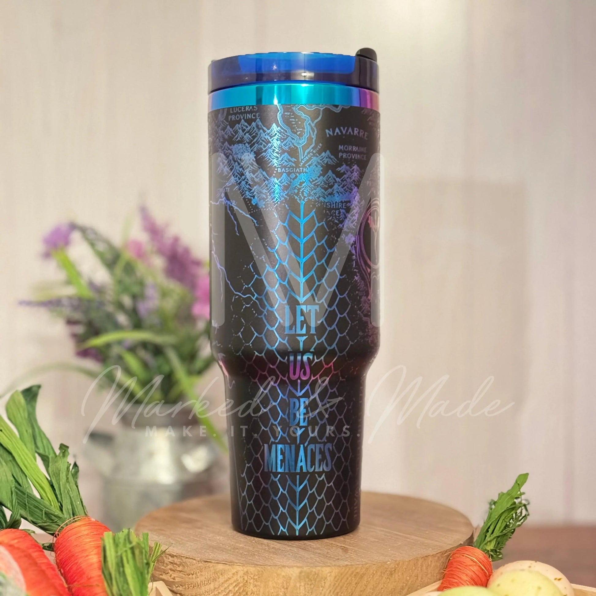 Onyx Storm Quencher Tumbler (30oz, 40oz, + Stanleys) 