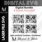 Ozzy Osbourne Tribute Tumbler Wrap SVG | Memorial Laser Engraving Design for 30oz & 40oz Tumblers | Black Sabbath Inspired Digital File 