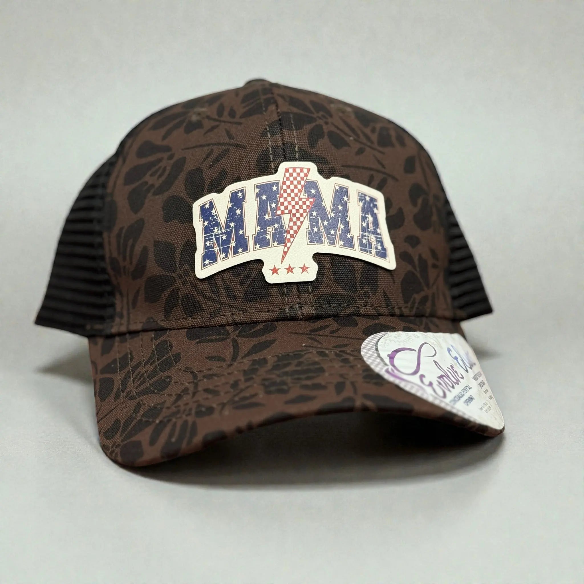Patriotic MAMA- Custom Patch Hat 