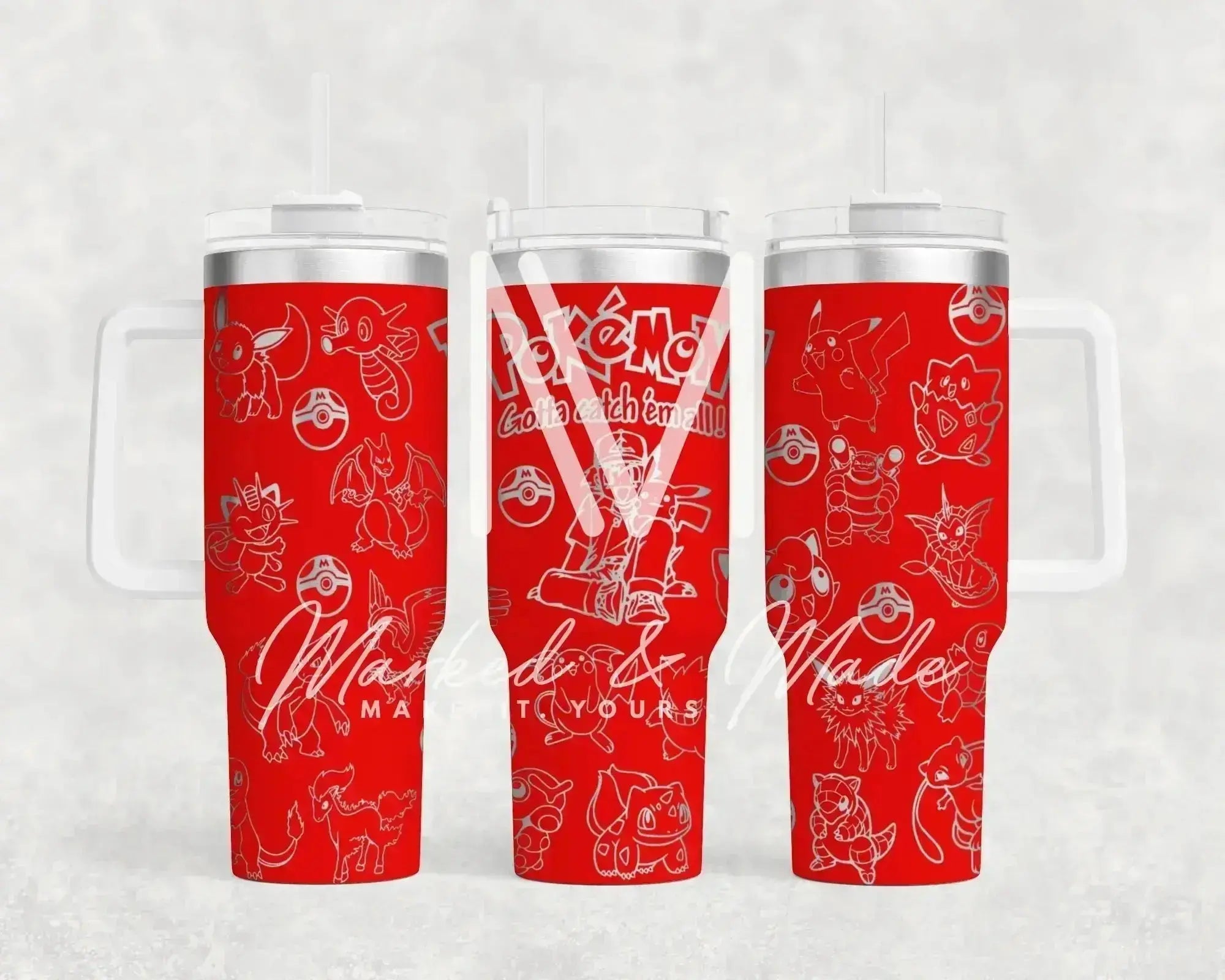 Pokemon Quencher Tumbler (30oz, 40oz, + Stanleys)