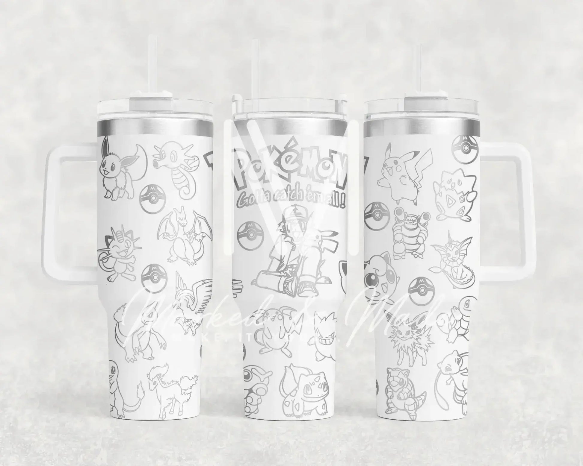 Pokemon Quencher Tumbler (30oz, 40oz, + Stanleys) 