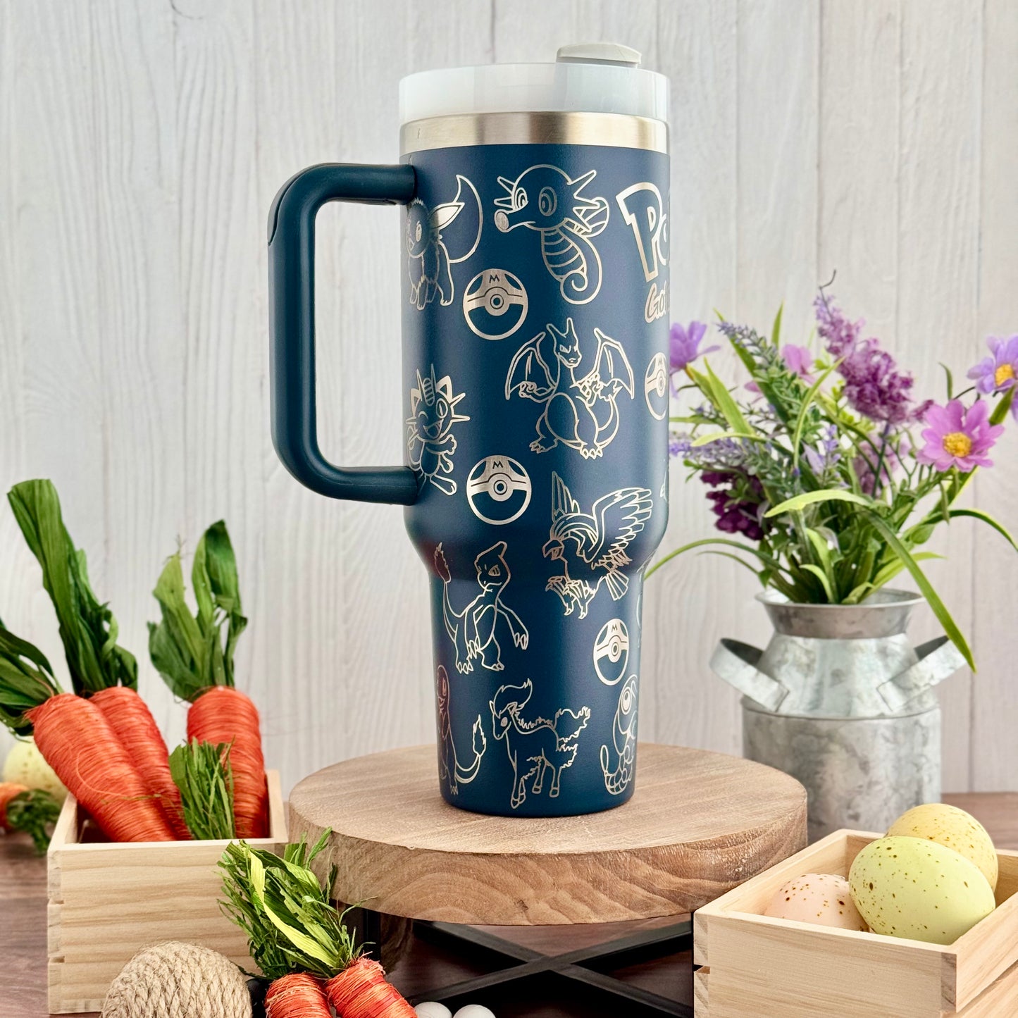 Pokemon Tumbler Navy 40oz 