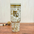 Post Malone Engraved White to GoldTumbler 40oz 