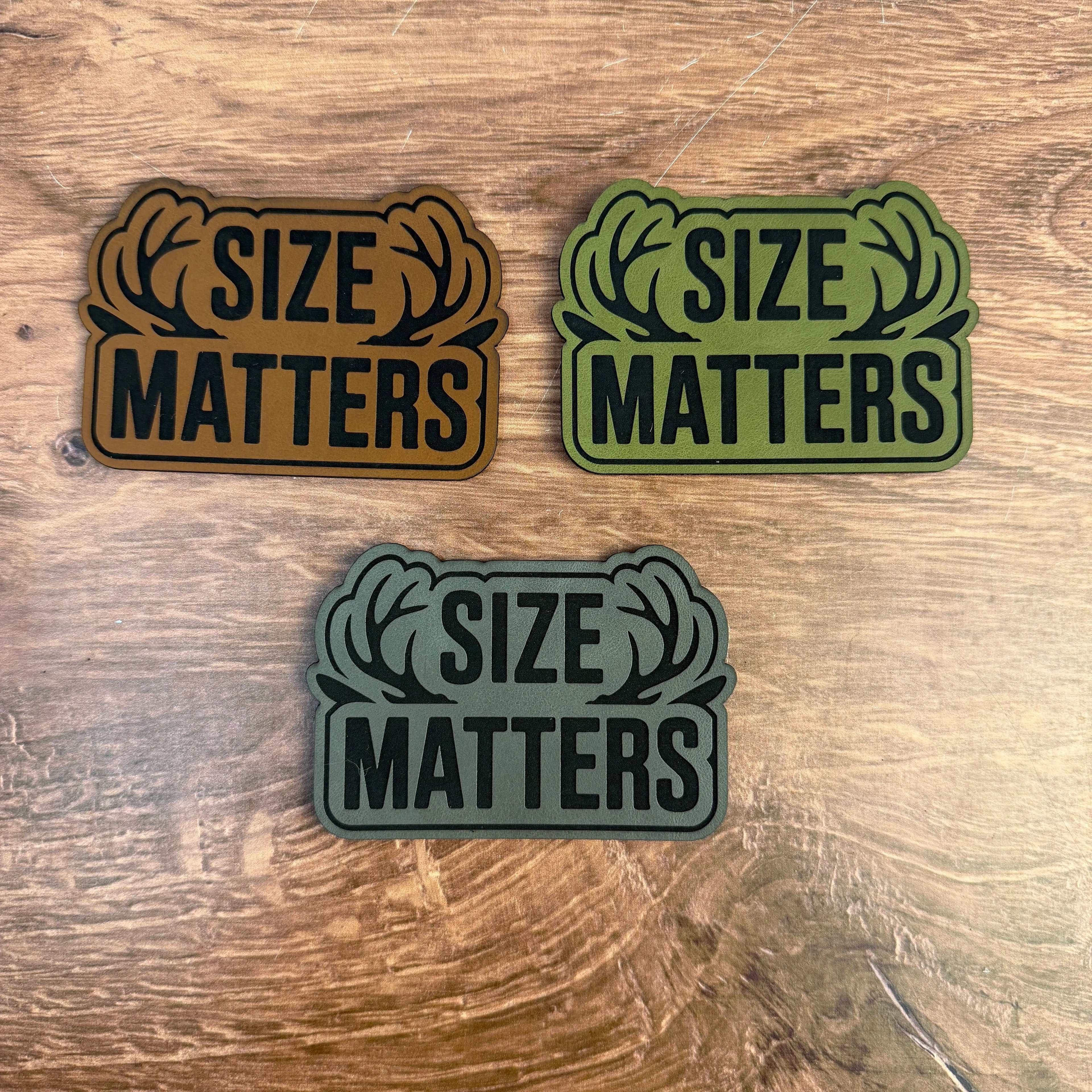 Rack Size Matters – Laser Engraved Patch 