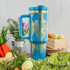 Ravenclaw Tumbler Blue to Gold 40oz