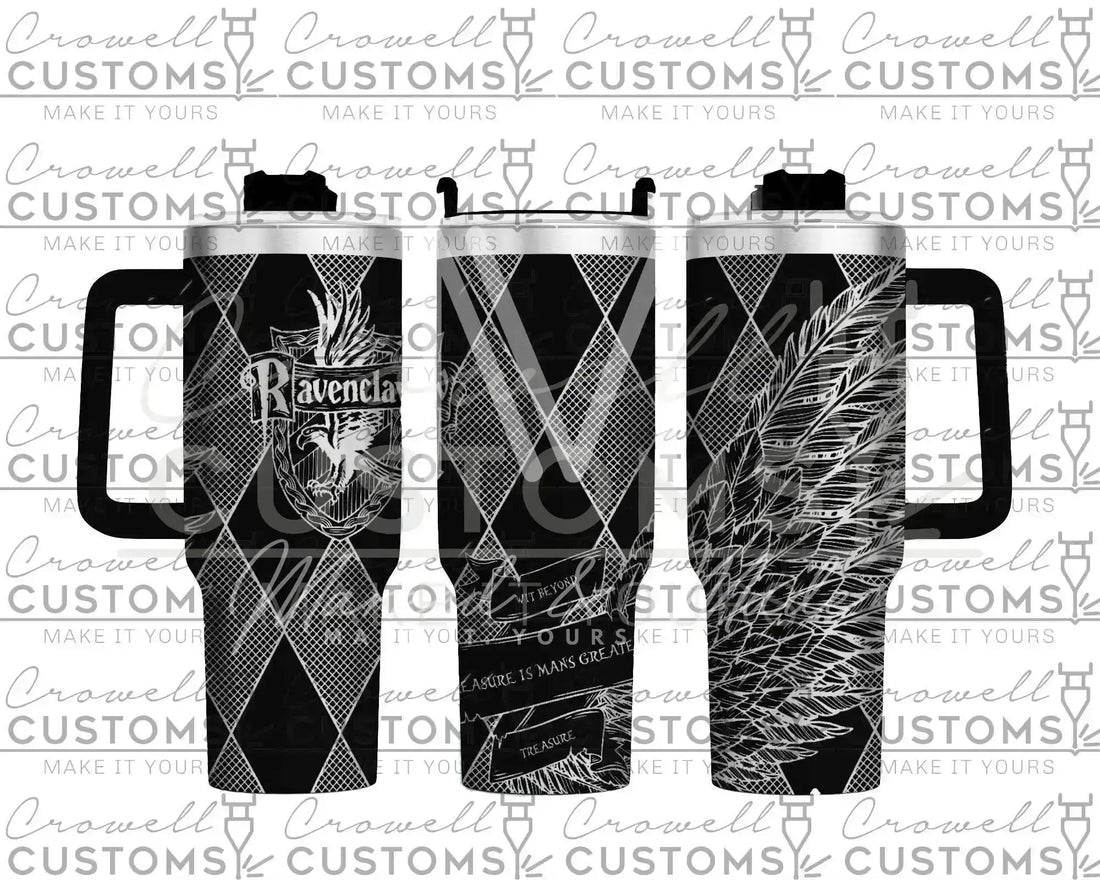 Ravenclaw Tumbler Blue to Gold 40oz
