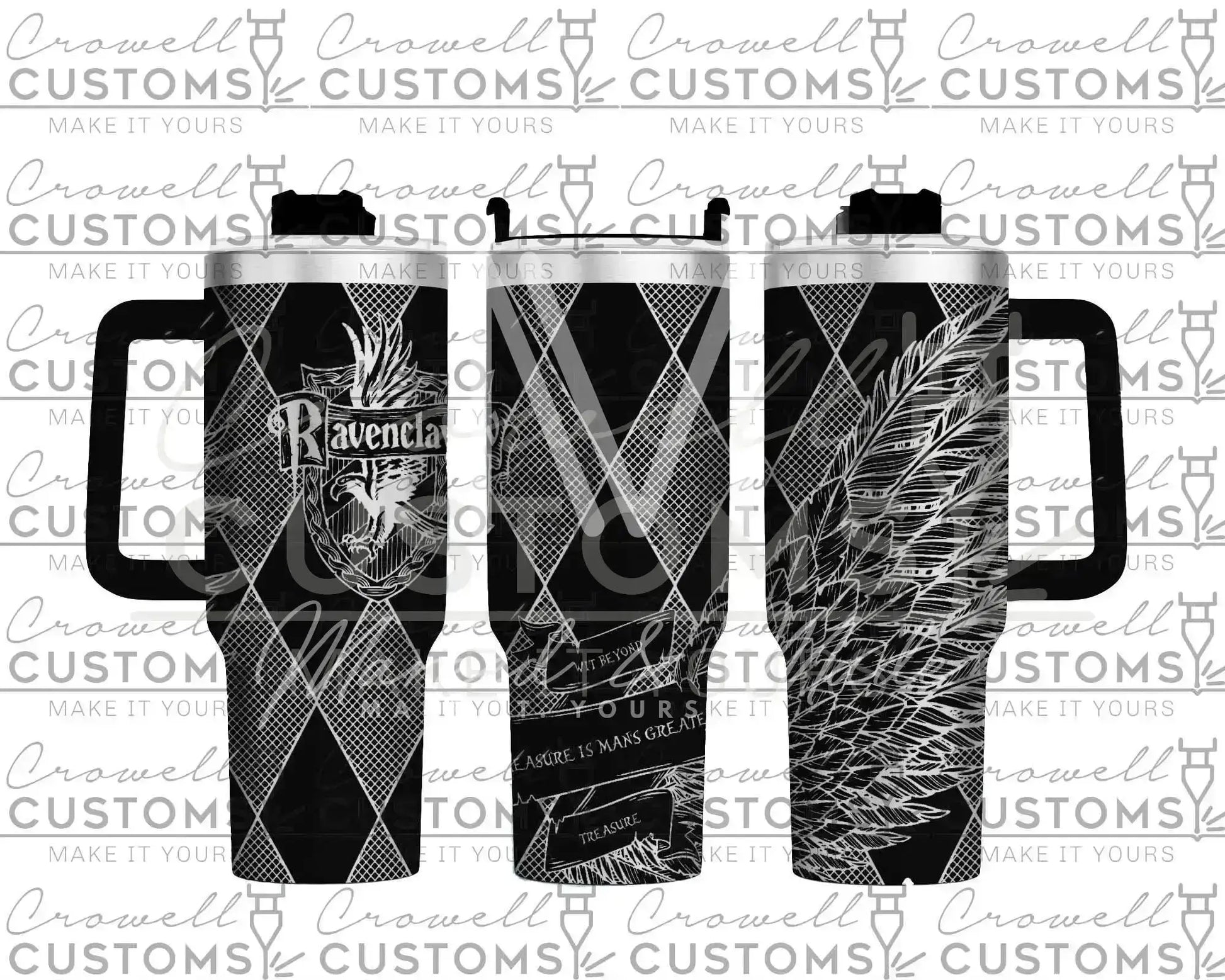 Ravenclaw! Harry Potter Hogwarts House Quencher Tumbler (30oz, 40oz, + Stanleys) (V1)