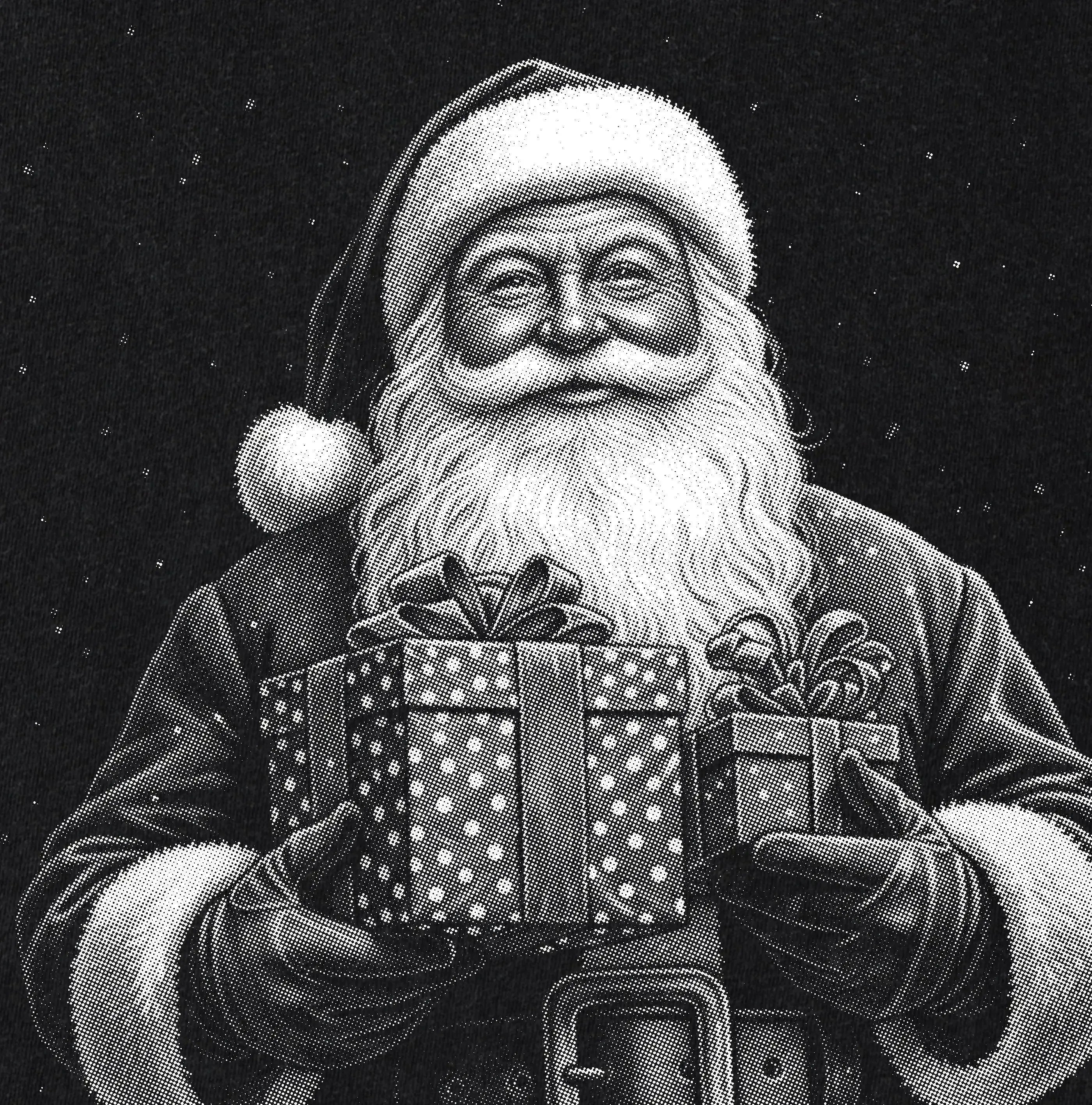 Retro Vintage Santa w/Presents – Tee / Long Sleeve / Hoodie / Crewneck