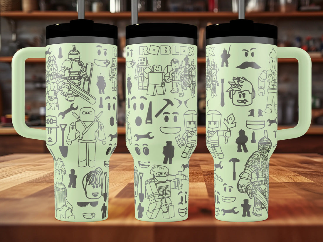 Roblox Tumbler | 40oz, 30oz, Stanleys, 20oz, 16oz, 14oz, 10oz 